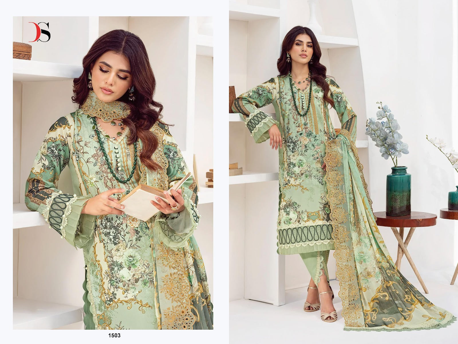 Jade Needle Wonder 2025-4 Deepsy Cotton Pakistani Patch Work Suits Supplier