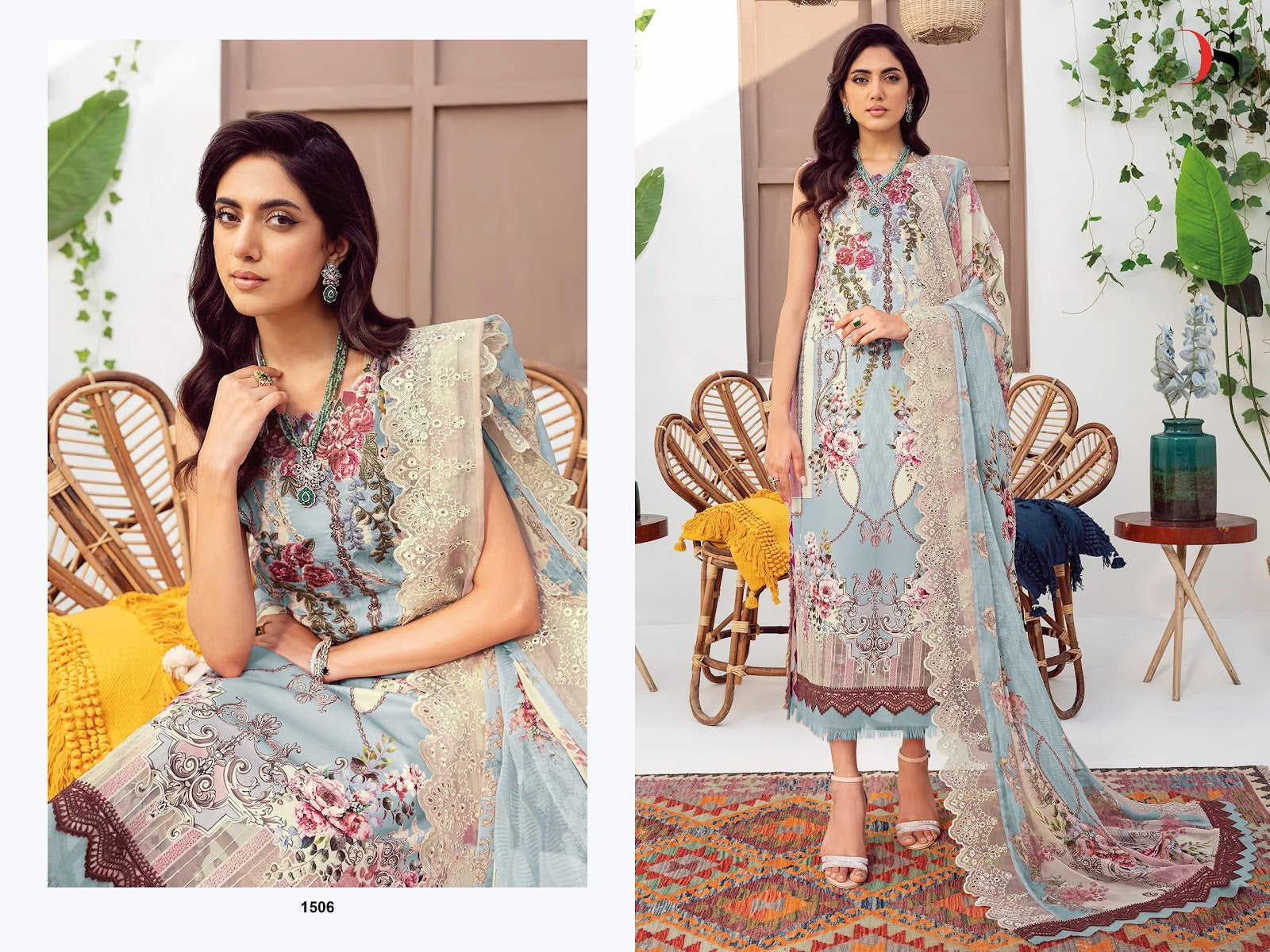 Jade Needle Wonder 2025-4 Deepsy Cotton Pakistani Patch Work Suits Supplier