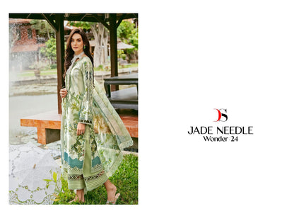 Jade Needle Wonder 24 Deepsy Cotton Pakistani Patch Work Suits Manufacturer Ahmedabad