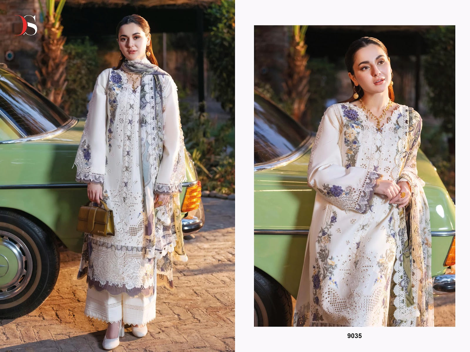 Jade Ombre 25 Deepsy Cotton Pakistani Salwar Suits Wholesaler India