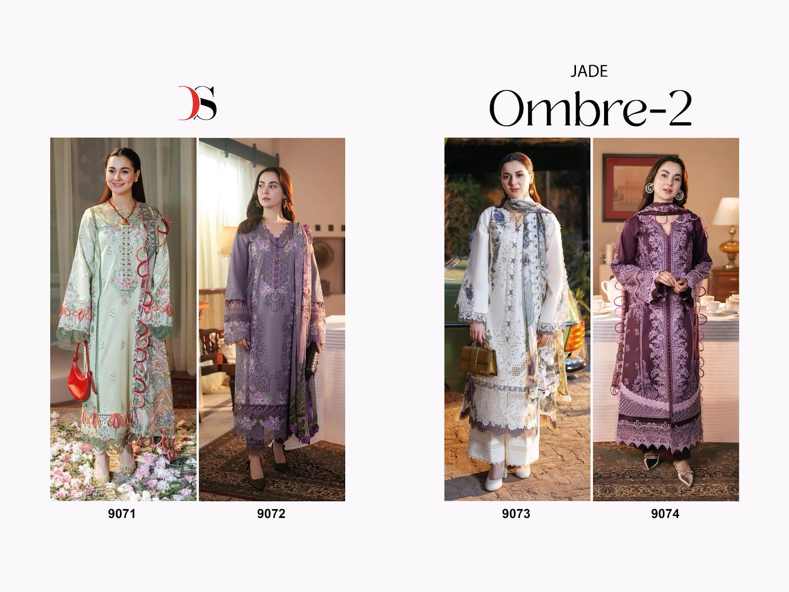 Jade Ombre 2 Deepsy Cotton Pakistani Salwar Suits Supplier India
