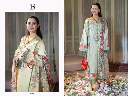 Jade Ombre 2 Deepsy Cotton Pakistani Salwar Suits Supplier India
