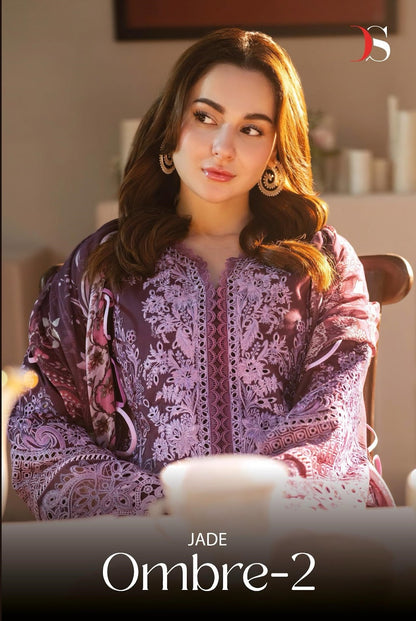 Jade Ombre 2 Deepsy Cotton Pakistani Salwar Suits Supplier India