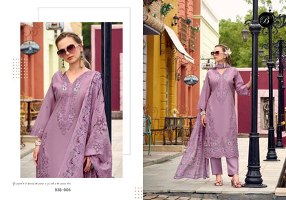 Jade Ombre Belliza Designer Studio Cotton Lawn Karachi Salwar Suits Exporter India