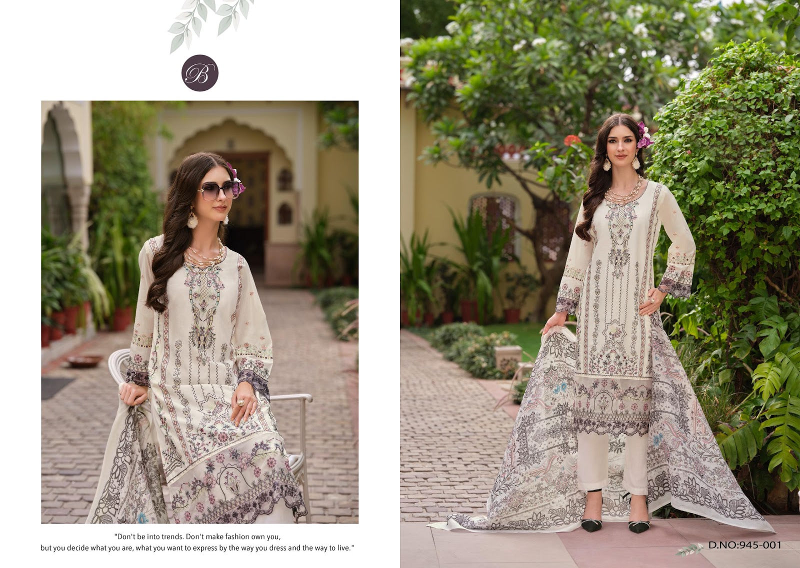 Jade Ombre Vol 2 Belliza Designer Studio Cotton Lawn Karachi Salwar Suits Supplier