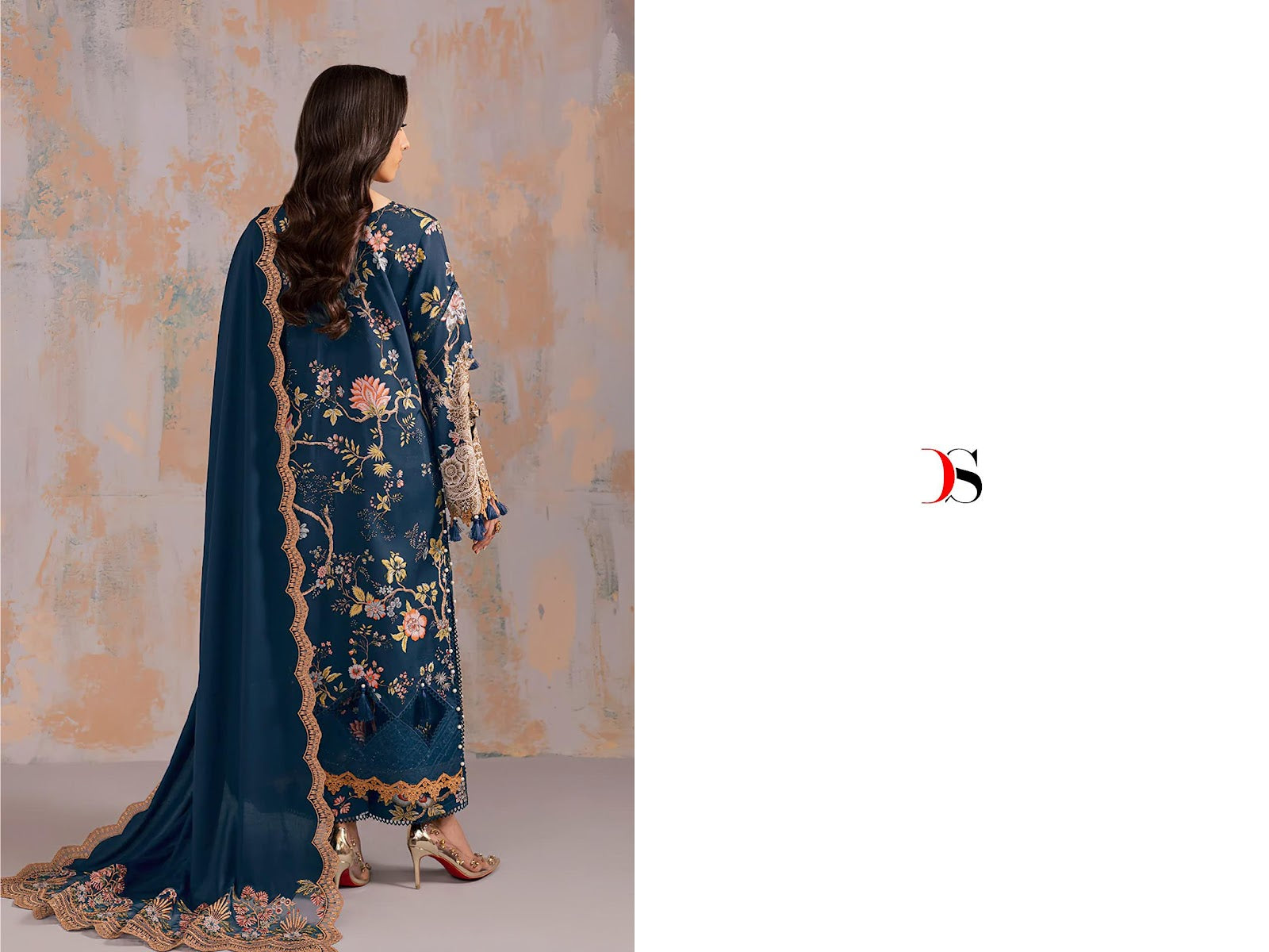 Jade Premium 2 Deepsy Viscose Rayon Pakistani Patch Work Suits Wholesaler India