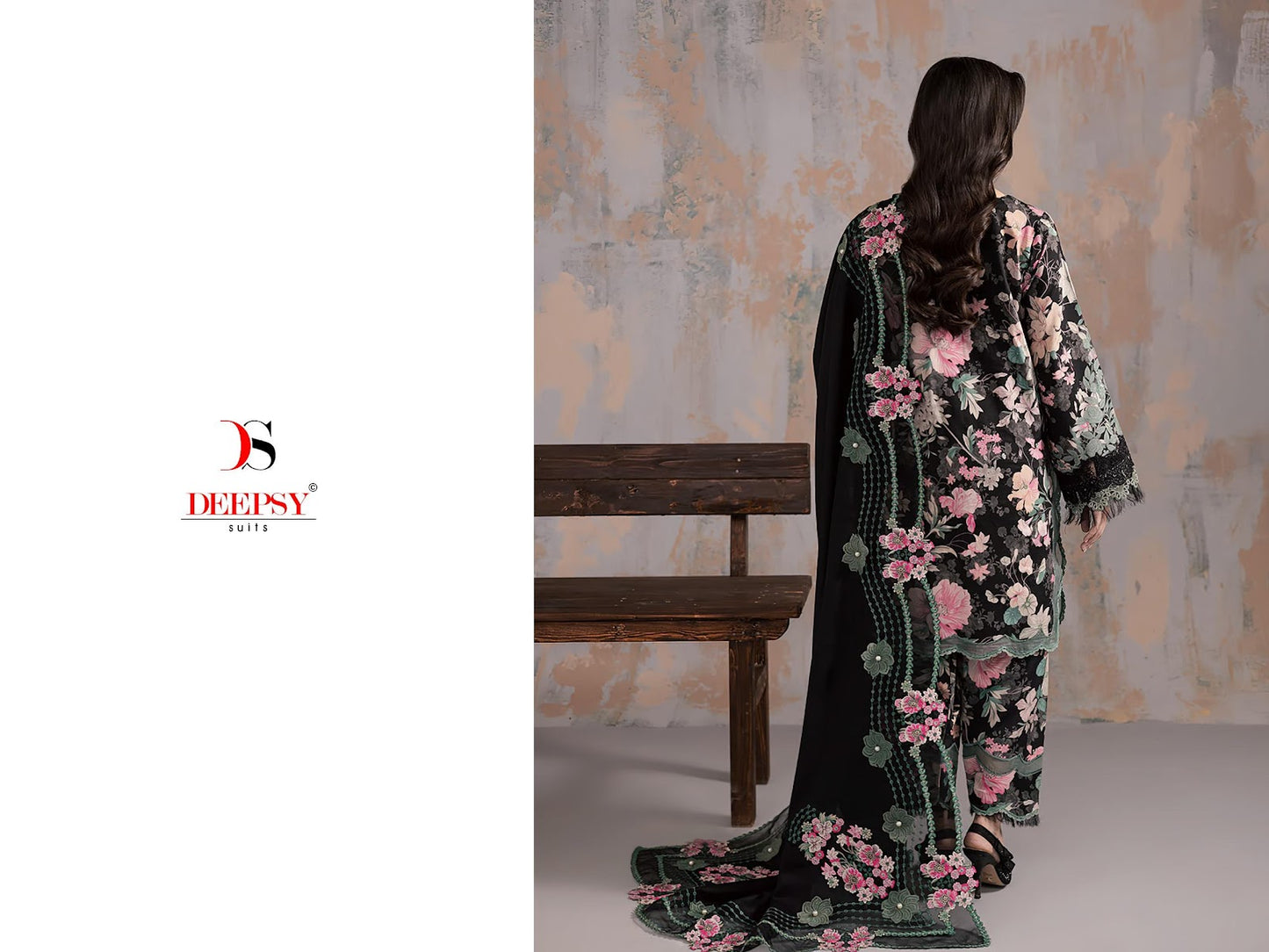 Jade Premium 2 Deepsy Viscose Rayon Pakistani Patch Work Suits Wholesaler India