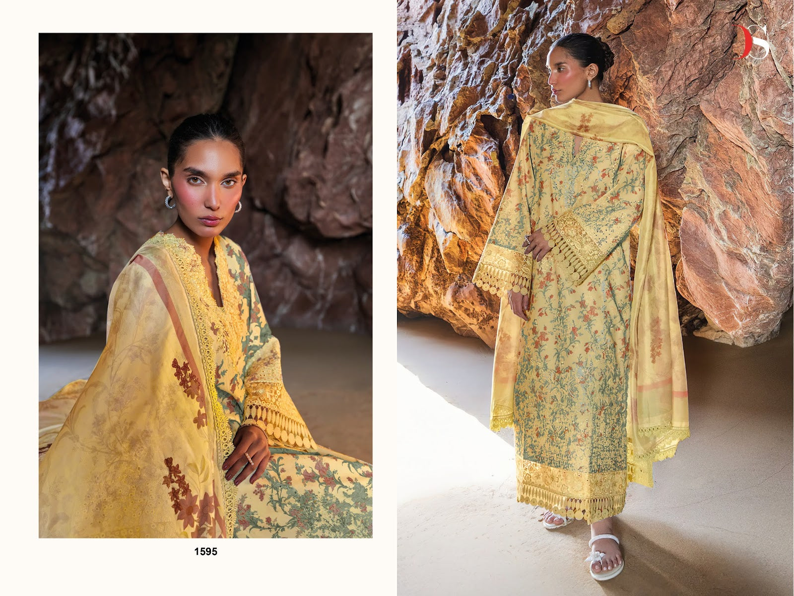 Jade Premium 4 Deepsy Cotton Pakistani Patch Work Suits Supplier Gujarat