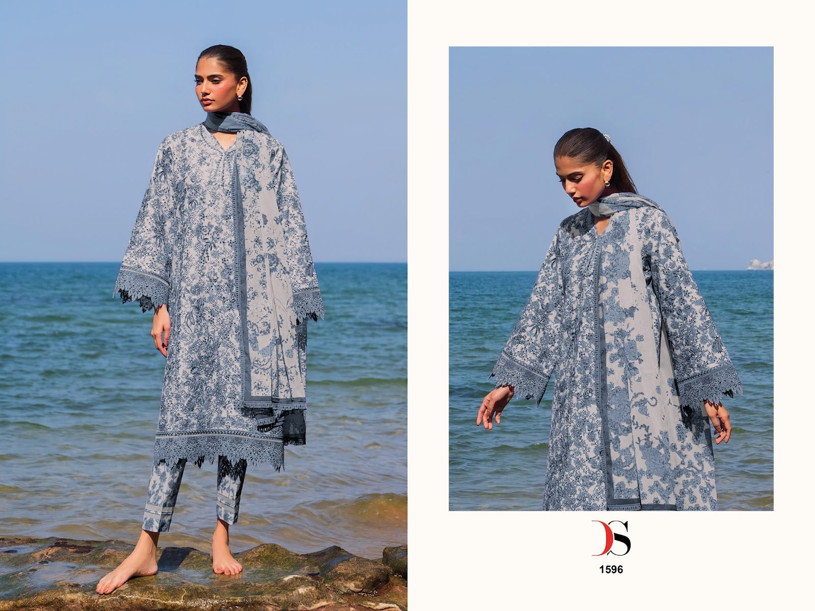 Jade Premium 4 Deepsy Cotton Pakistani Patch Work Suits Supplier Gujarat