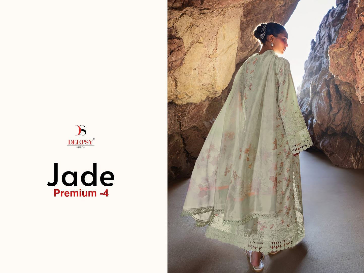 Jade Premium 4 Deepsy Cotton Pakistani Patch Work Suits Supplier Gujarat