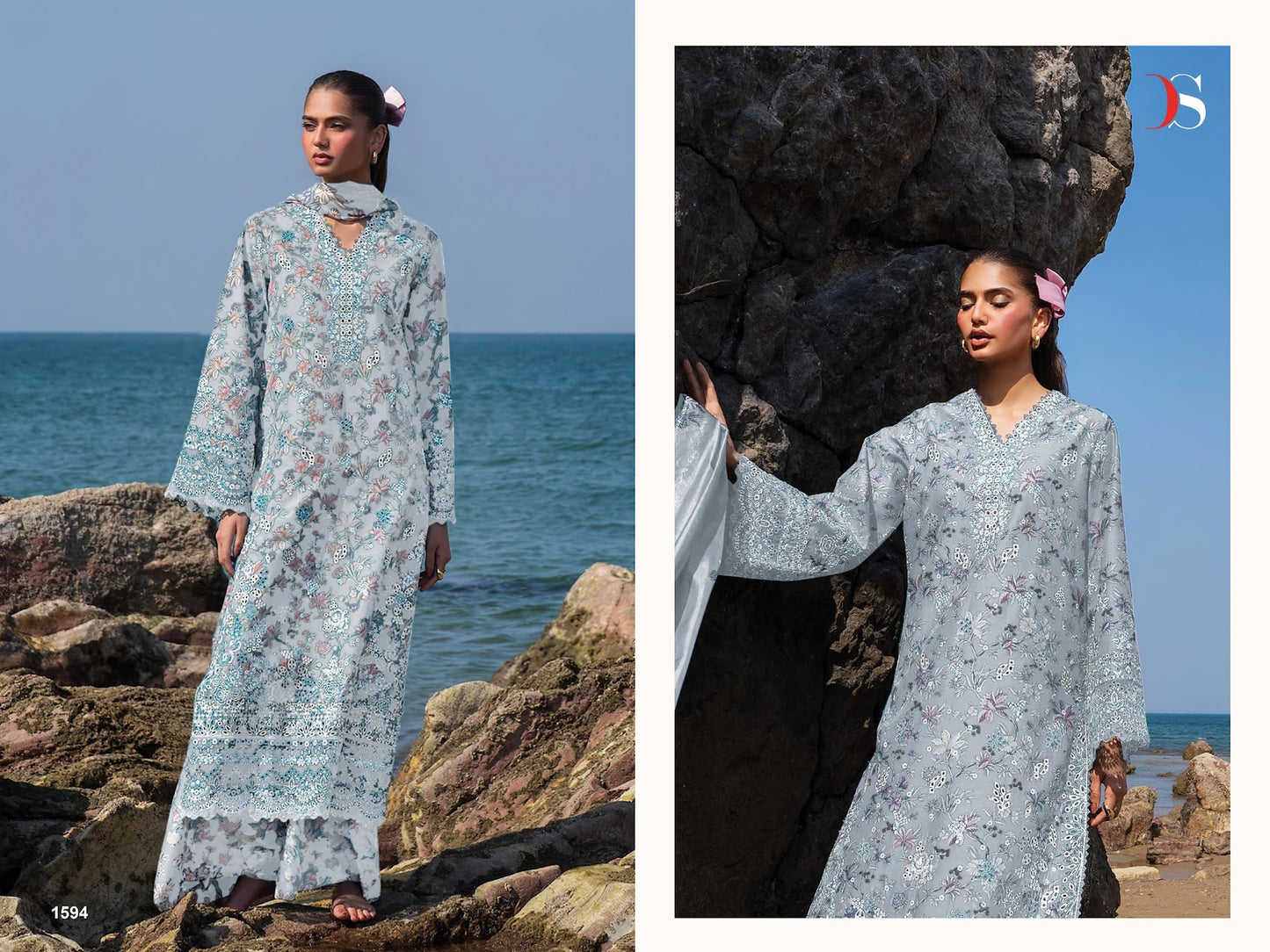 Jade Premium 4 Deepsy Cotton Pakistani Patch Work Suits Supplier Gujarat
