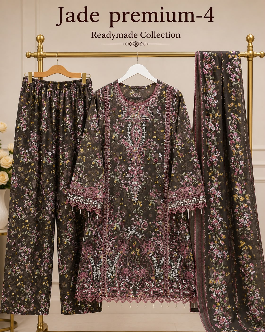 Jade Premium 4 Deepsy Cotton Pakistani Readymade Suits Supplier India