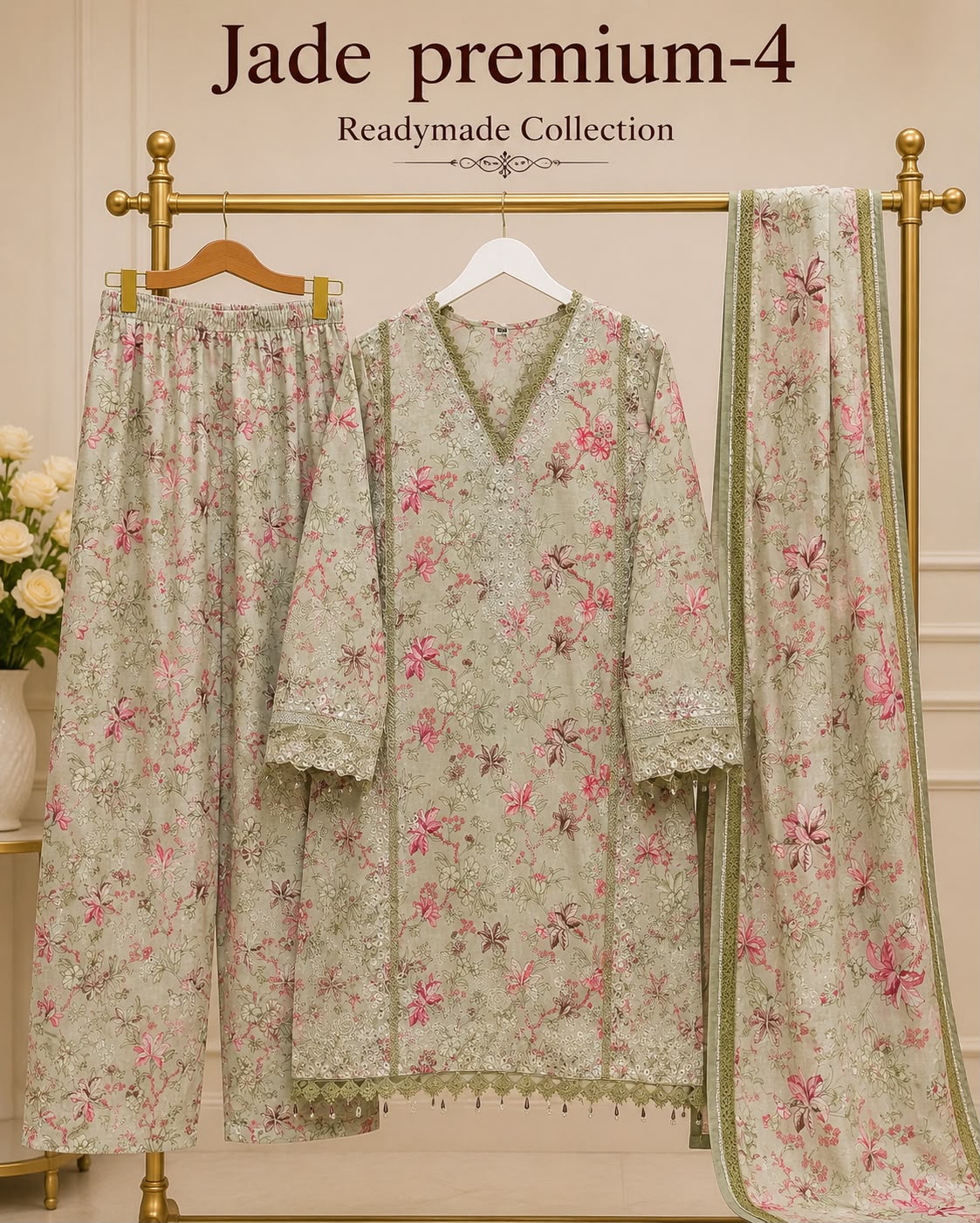 Jade Premium 4 Deepsy Cotton Pakistani Readymade Suits Supplier India