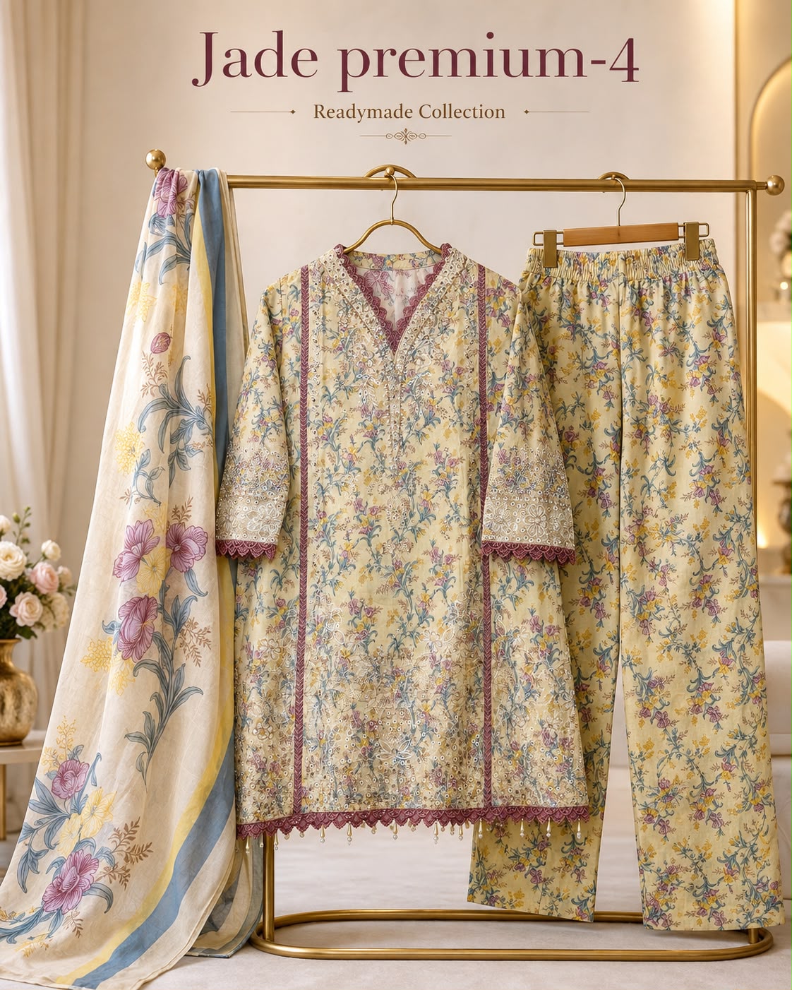 Jade Premium 4 Deepsy Cotton Pakistani Readymade Suits Supplier India