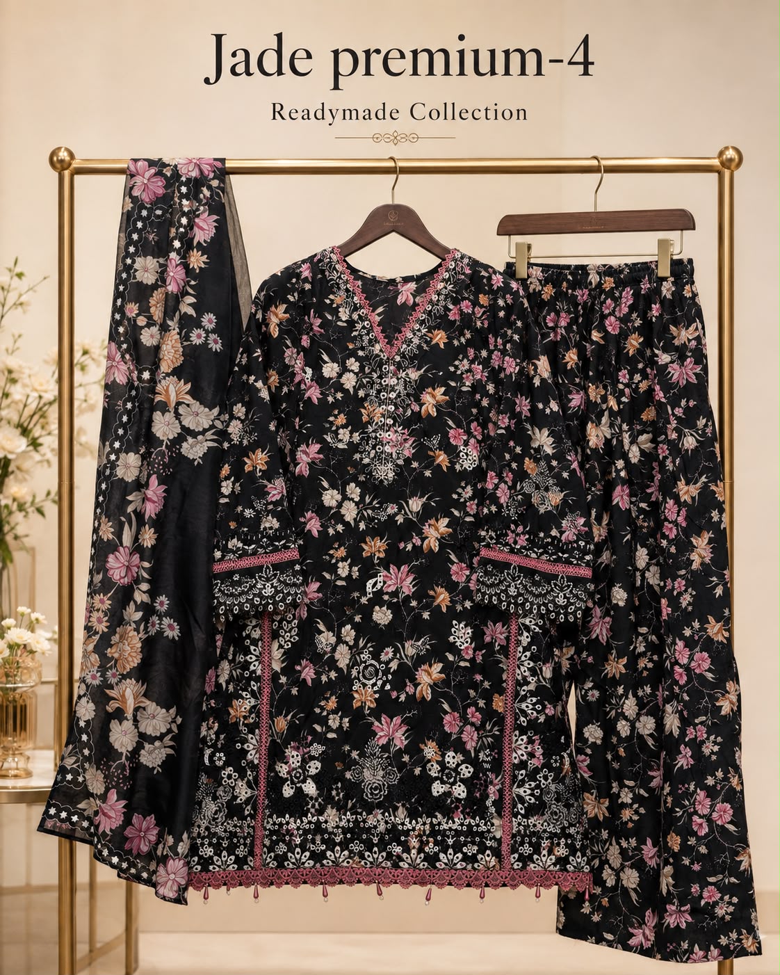 Jade Premium 4 Deepsy Cotton Pakistani Readymade Suits Supplier India