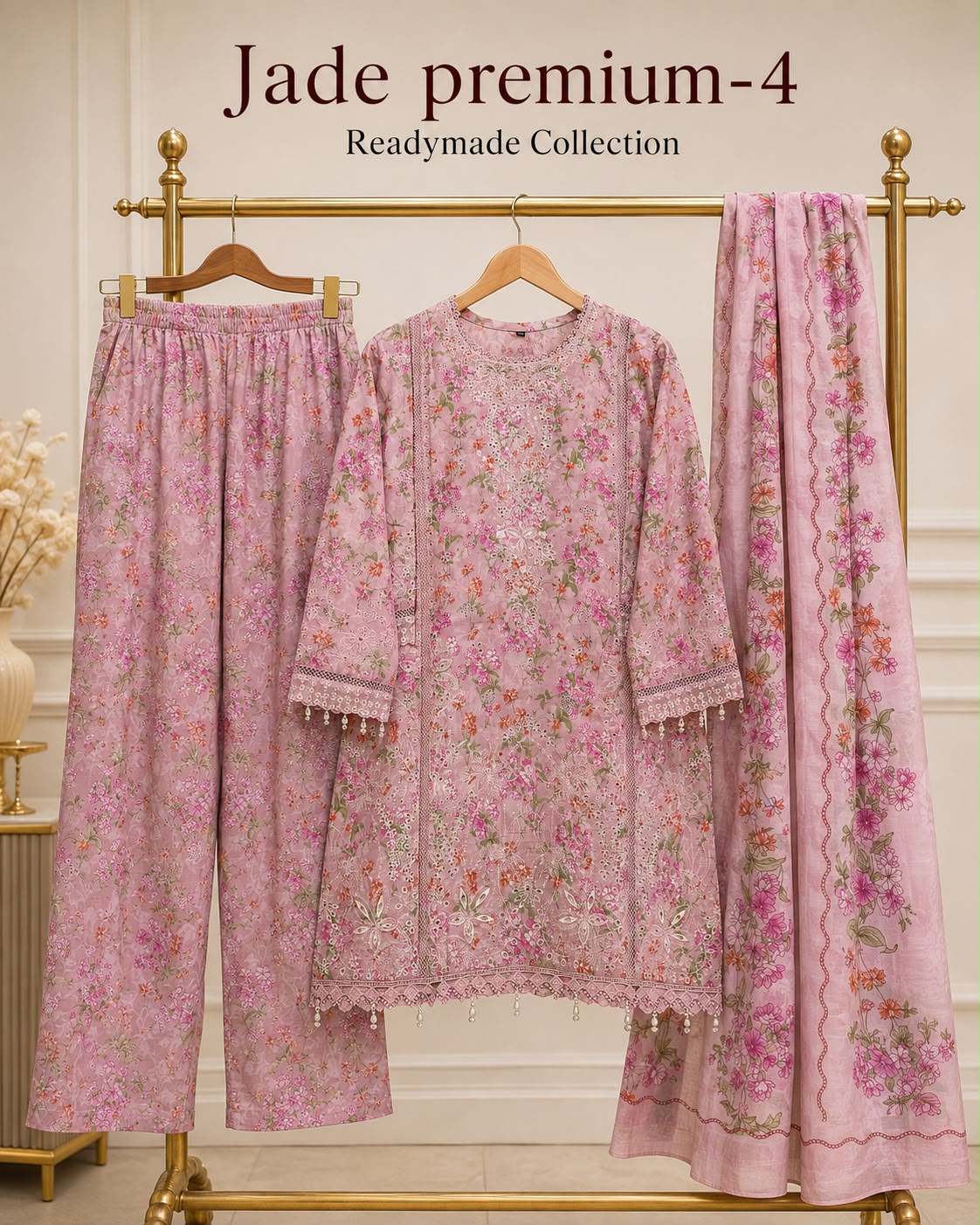 Jade Premium 4 Deepsy Cotton Pakistani Readymade Suits Supplier India