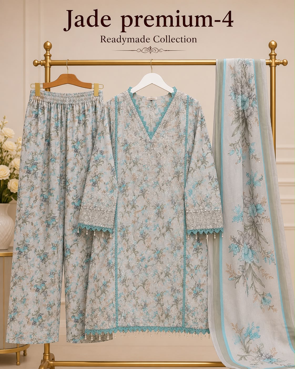 Jade Premium 4 Deepsy Cotton Pakistani Readymade Suits Supplier India
