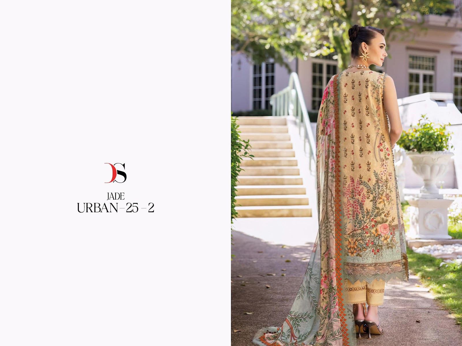 Jade Urban 25-2 Deepsy Cotton Pakistani Patch Work Suits Exporter India
