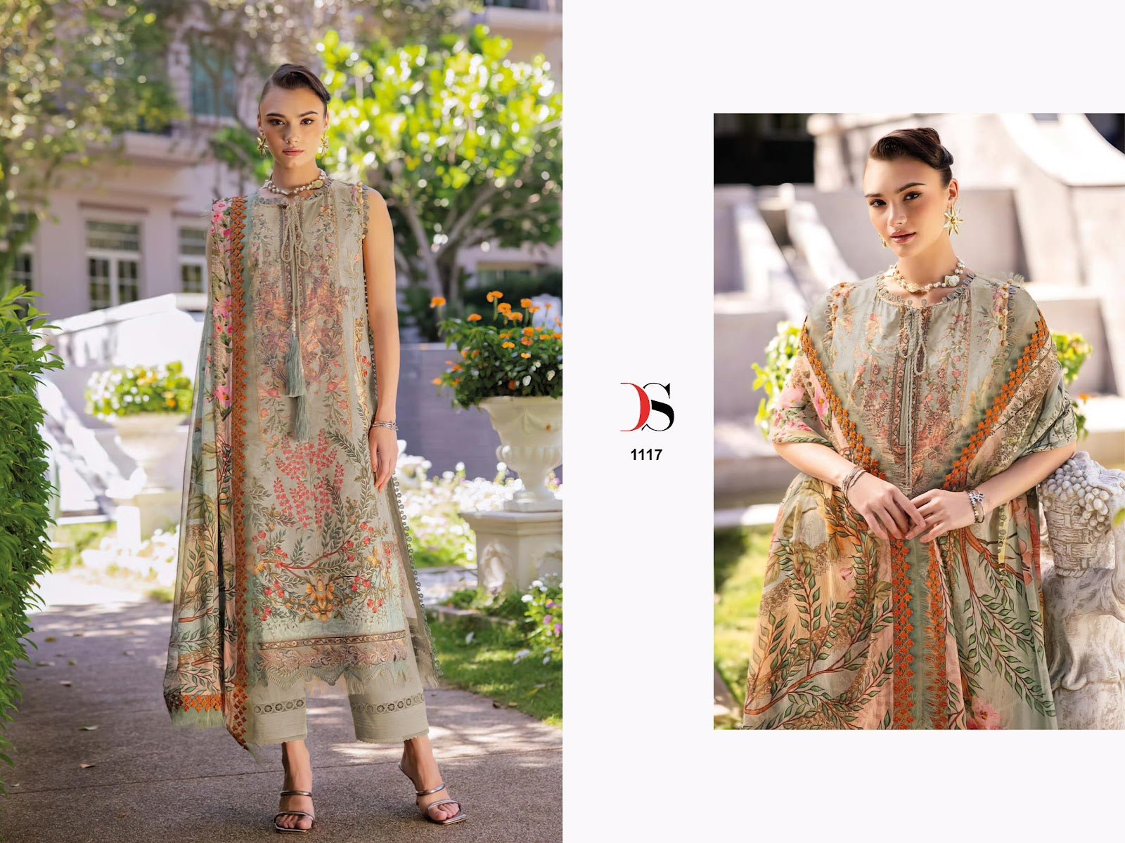 Jade Urban 25-2 Deepsy Cotton Pakistani Patch Work Suits Exporter India