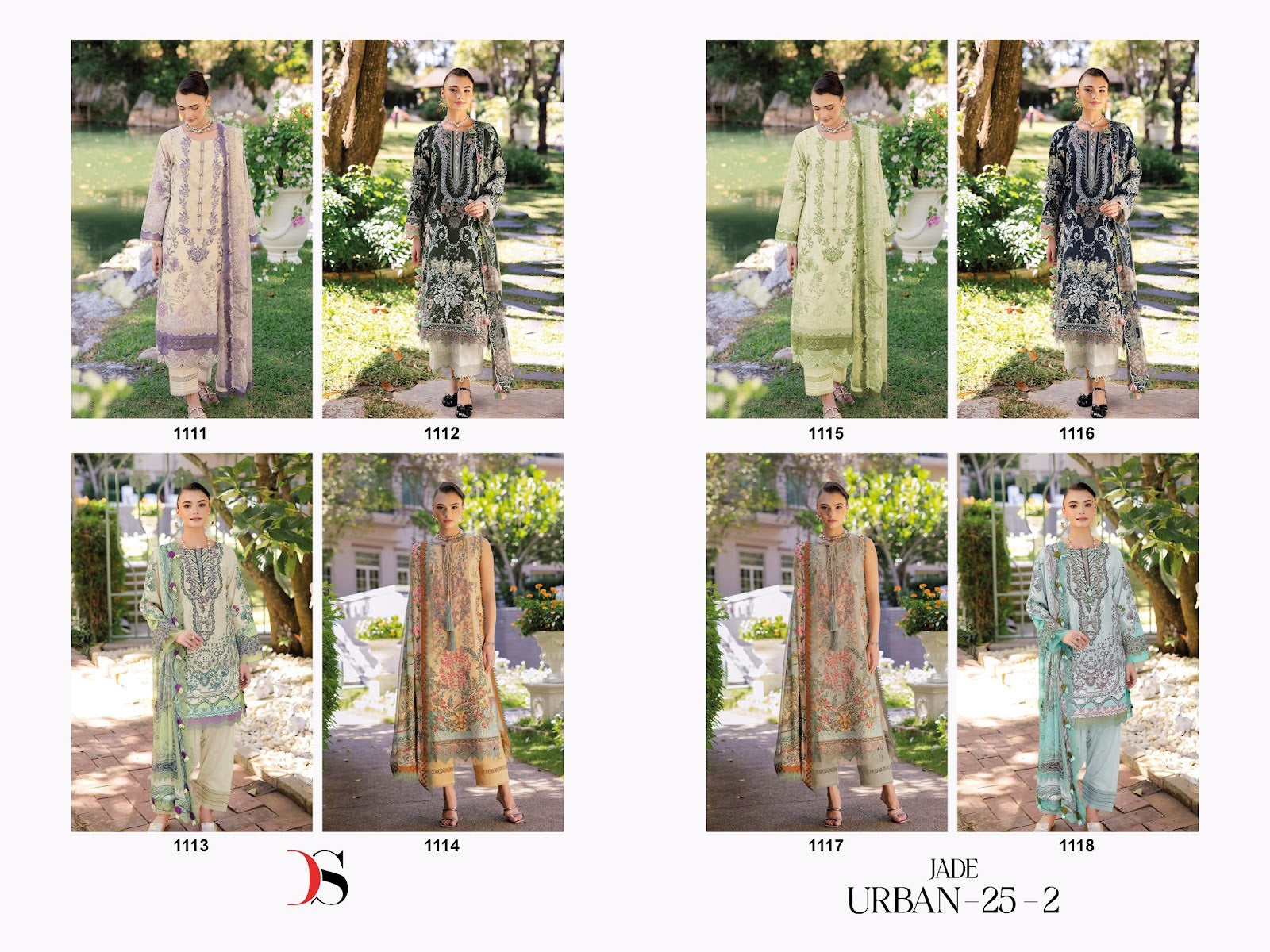 Jade Urban 25-2 Deepsy Cotton Pakistani Patch Work Suits Exporter India