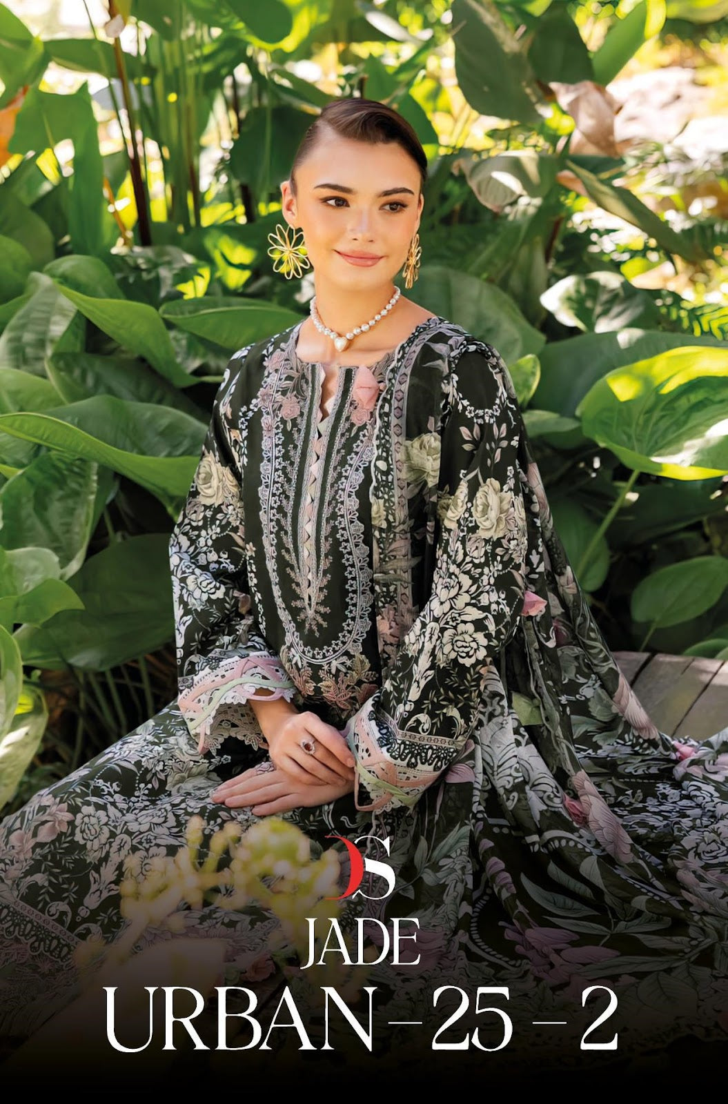 Jade Urban 25-2 Deepsy Cotton Pakistani Patch Work Suits Exporter India