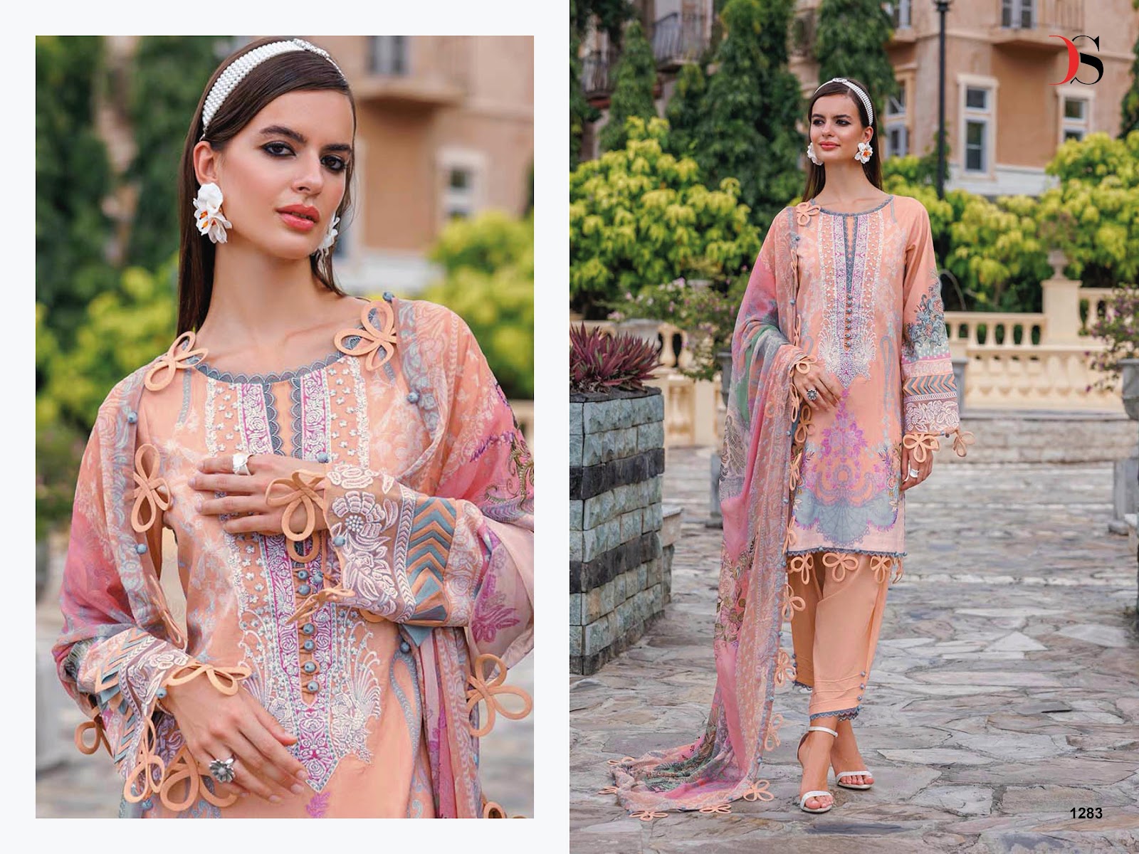 Jade Urbane 25-5 Deepsy Cotton Karachi Salwar Suits Supplier India