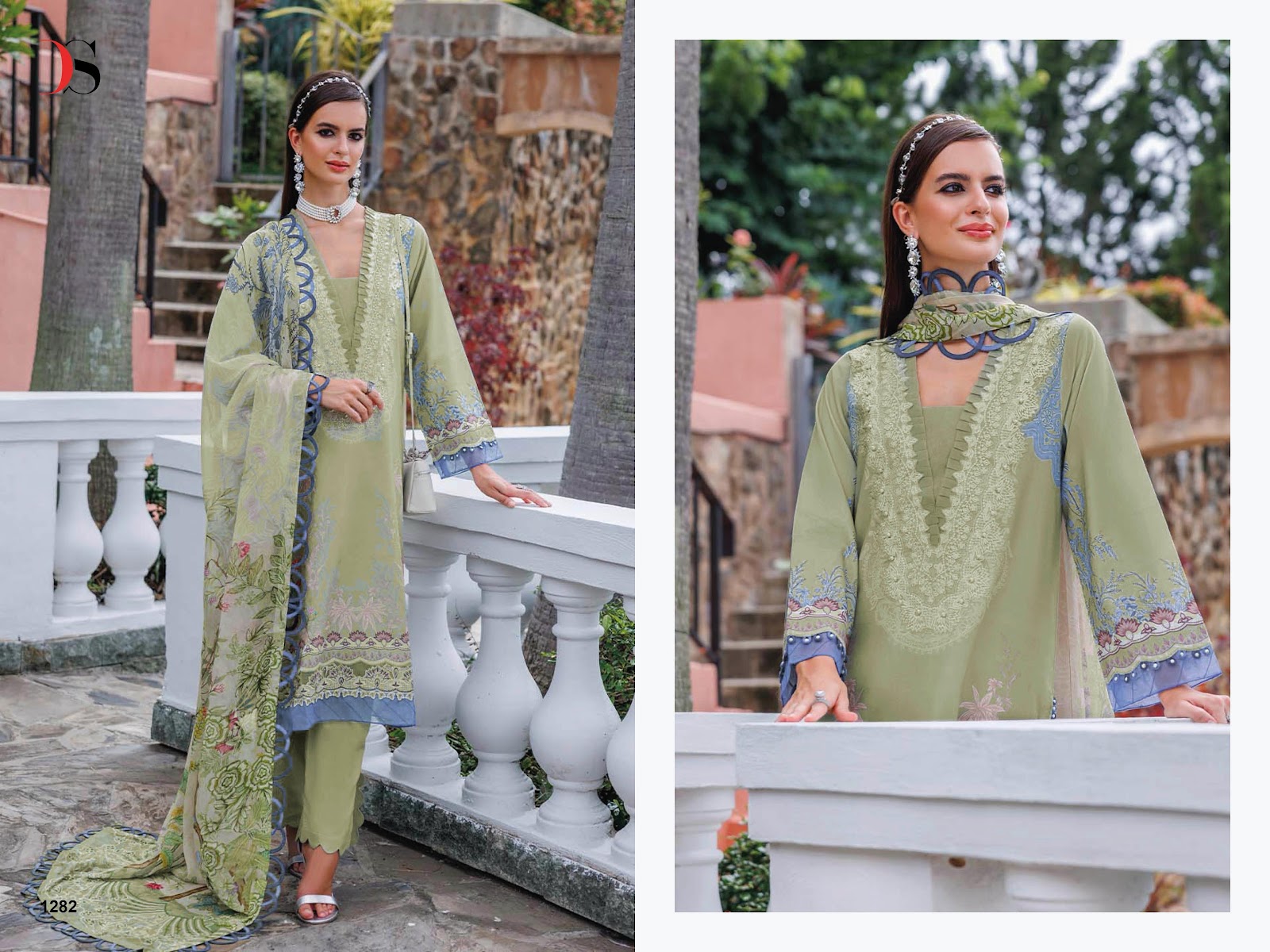 Jade Urbane 25-5 Deepsy Cotton Karachi Salwar Suits Supplier India