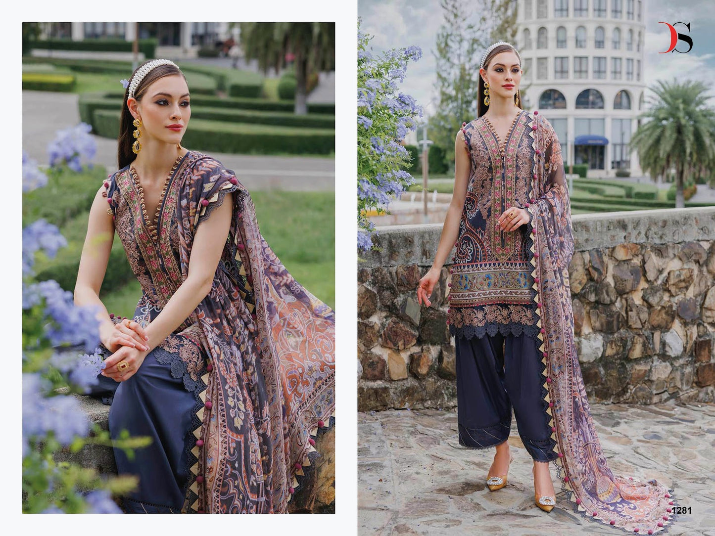 Jade Urbane 25-5 Deepsy Cotton Karachi Salwar Suits Supplier India