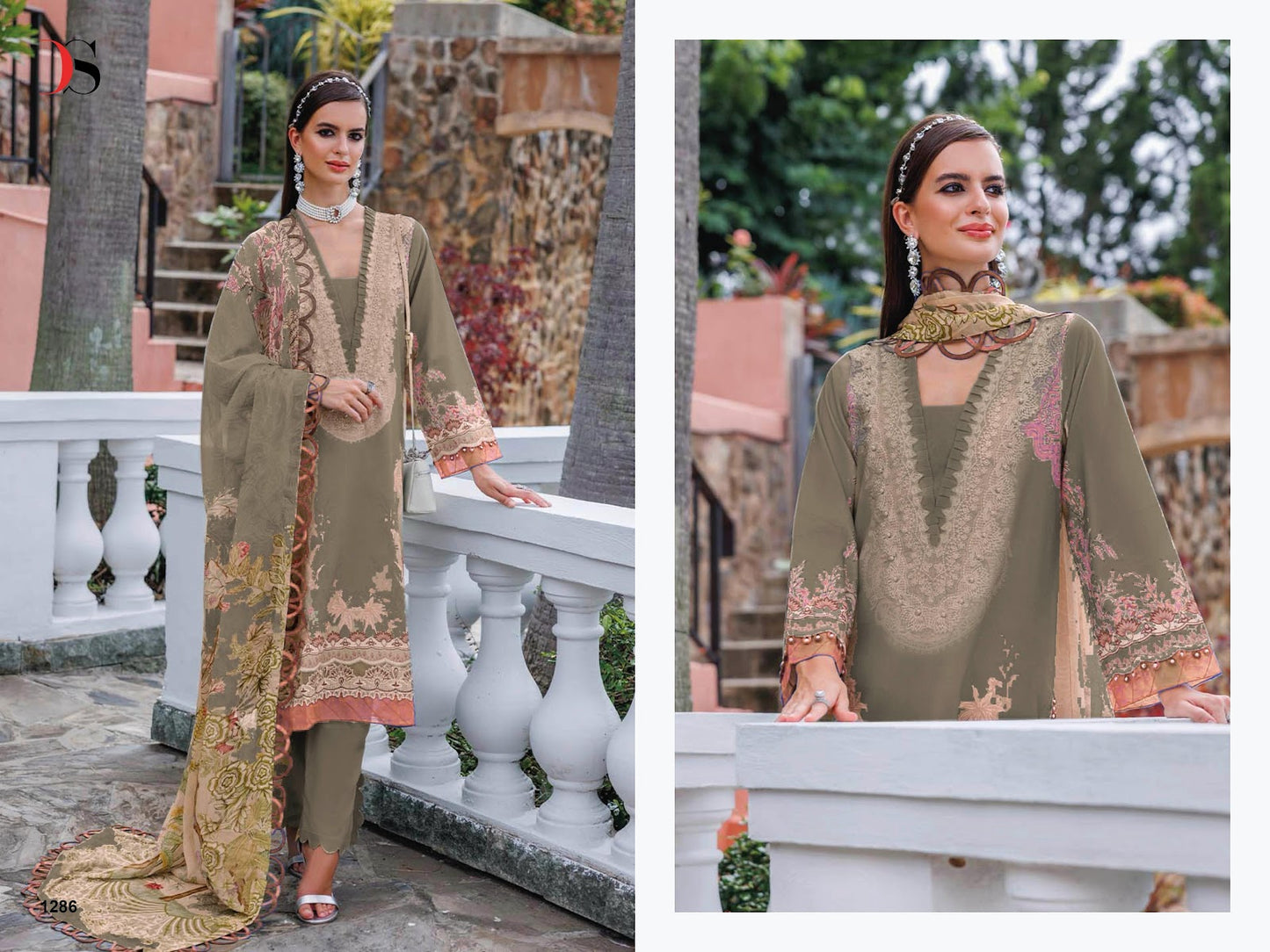 Jade Urbane 25-5 Deepsy Cotton Karachi Salwar Suits Supplier India