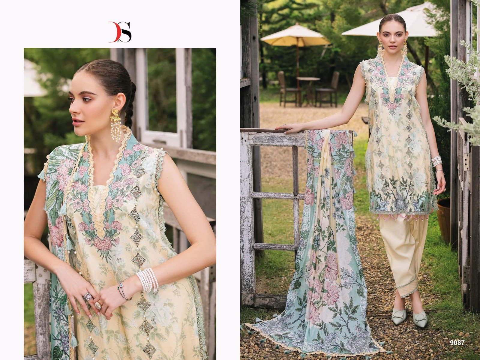 Jade Urban 25 Deepsy Pure Cotton Pakistani Salwar Suits Manufacturer