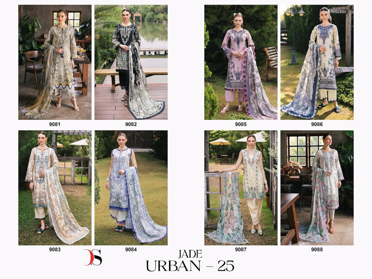 Jade Urban 25 Deepsy Pure Cotton Pakistani Salwar Suits Manufacturer