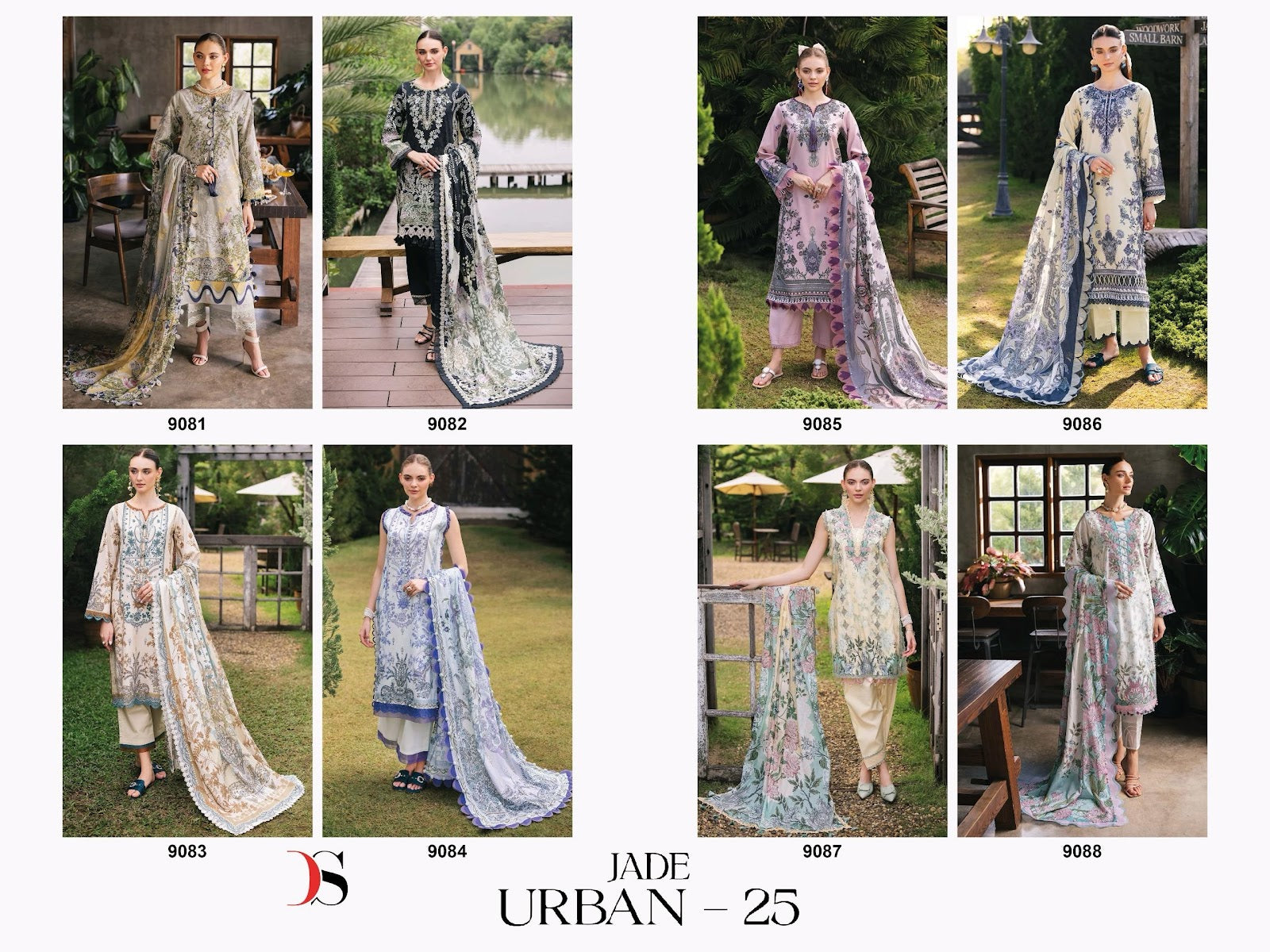 Jade Urban 25 Deepsy Pure Cotton Pakistani Salwar Suits Manufacturer