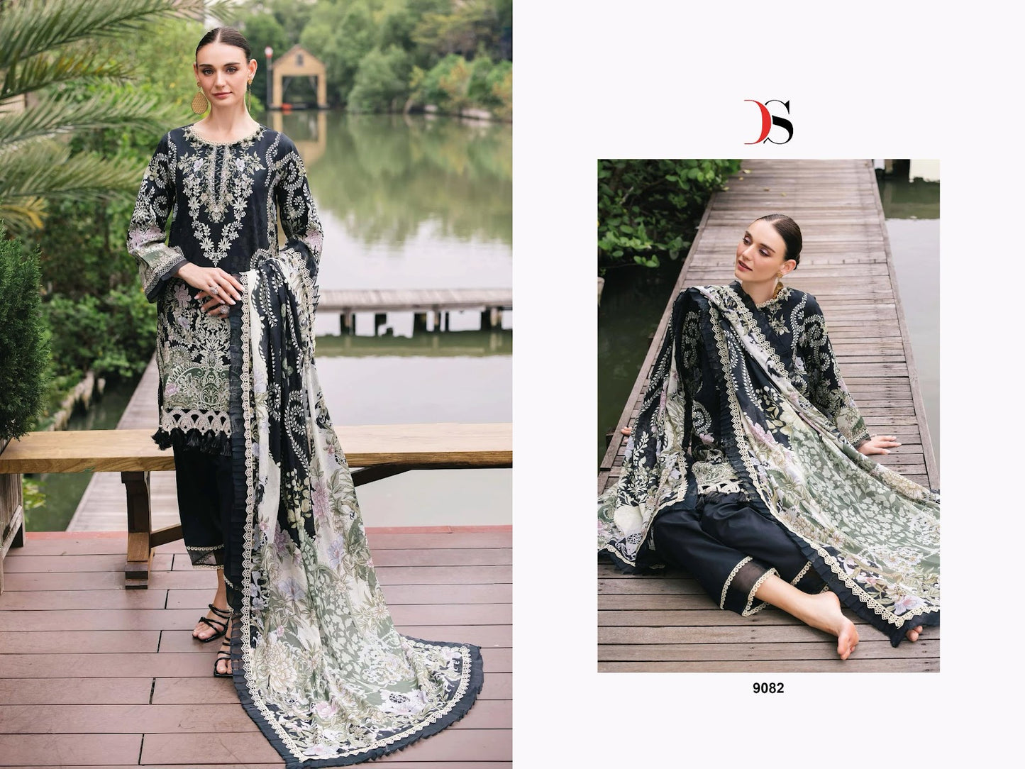 Jade Urban 25 Deepsy Pure Cotton Pakistani Salwar Suits Manufacturer