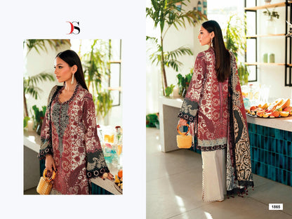 Jade Urban 9 Deepsy Cotton Pakistani Patch Work Suits Manufacturer Gujarat