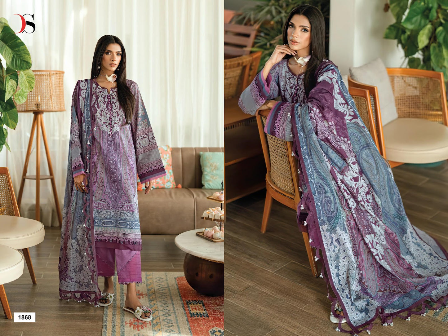 Jade Urban 9 Deepsy Cotton Pakistani Patch Work Suits Manufacturer Gujarat