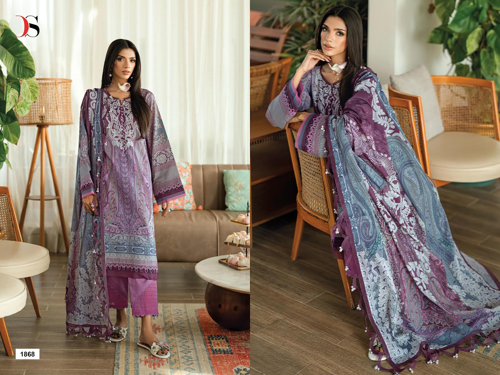 Jade Urban 9 Deepsy Cotton Pakistani Patch Work Suits Manufacturer Gujarat