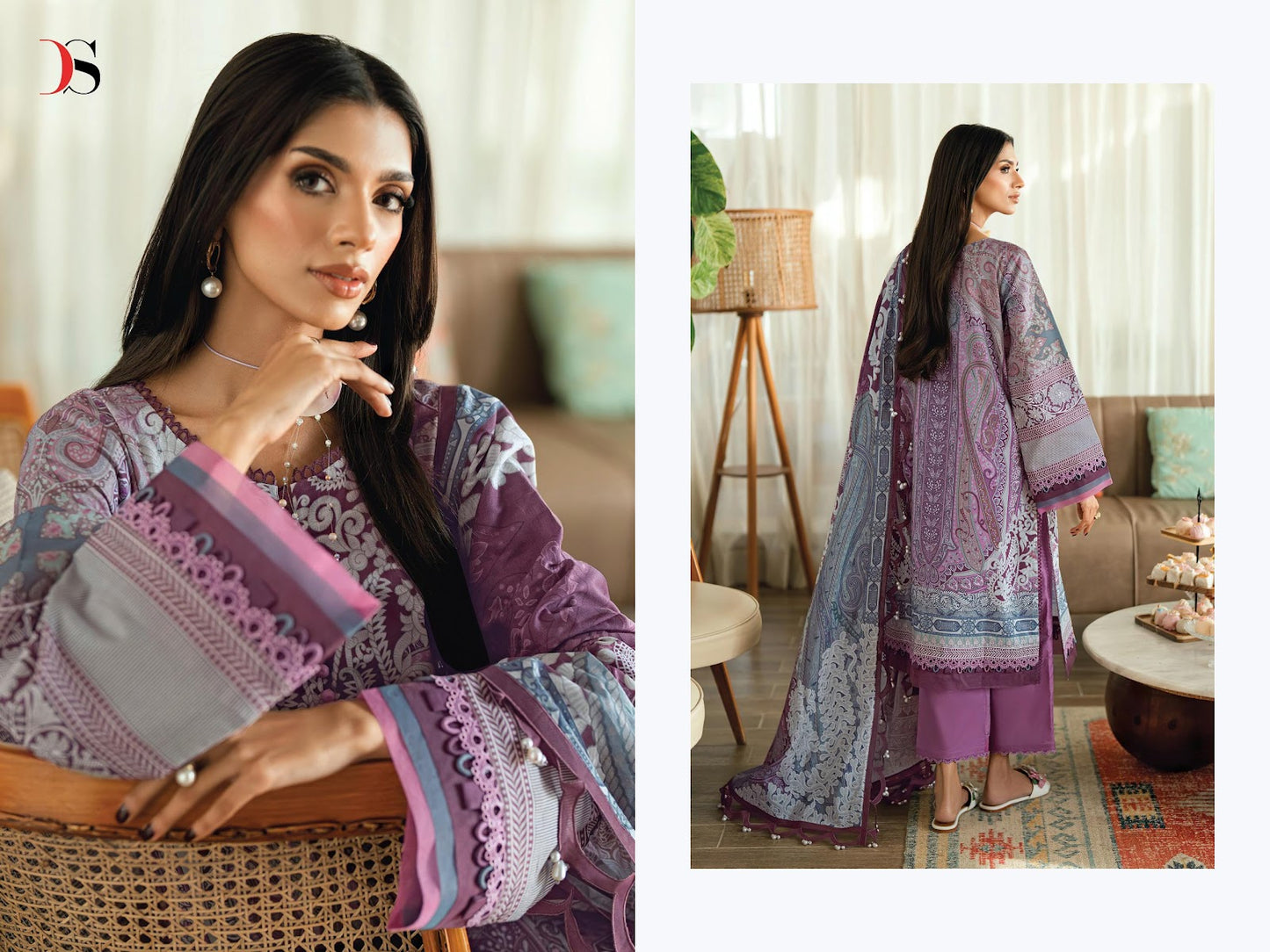 Jade Urban 9 Deepsy Cotton Pakistani Patch Work Suits Manufacturer Gujarat