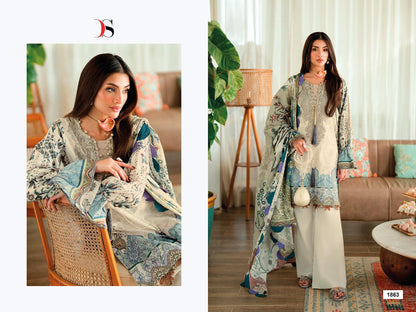 Jade Urban 9 Deepsy Cotton Pakistani Patch Work Suits Manufacturer Gujarat