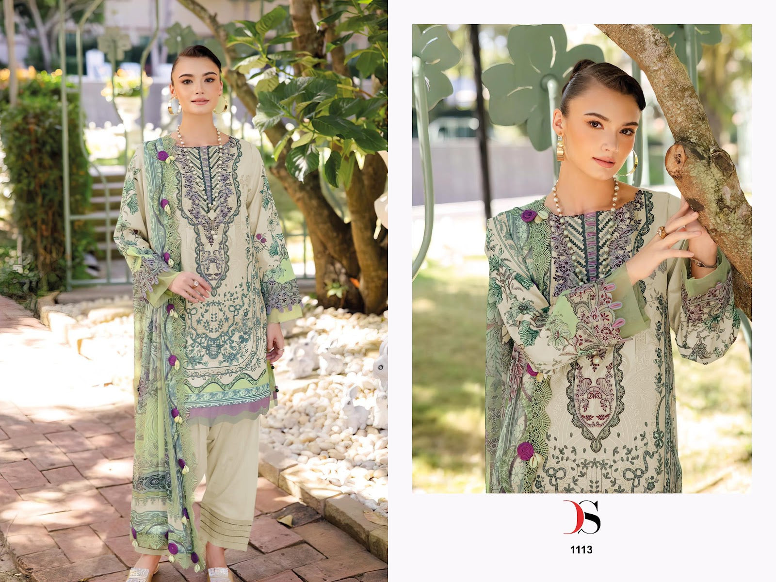 Jade Urban Lawn 25-2 Deepsy Pure Cotton Karachi Salwar Suits Manufacturer India