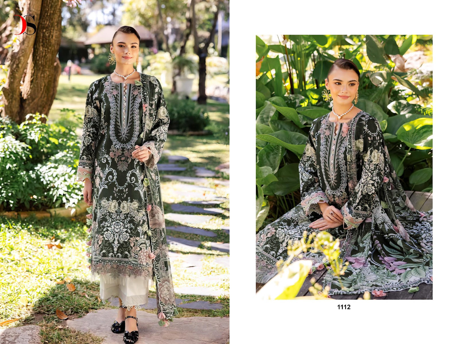 Jade Urban Lawn 25-2 Deepsy Pure Cotton Karachi Salwar Suits Manufacturer India