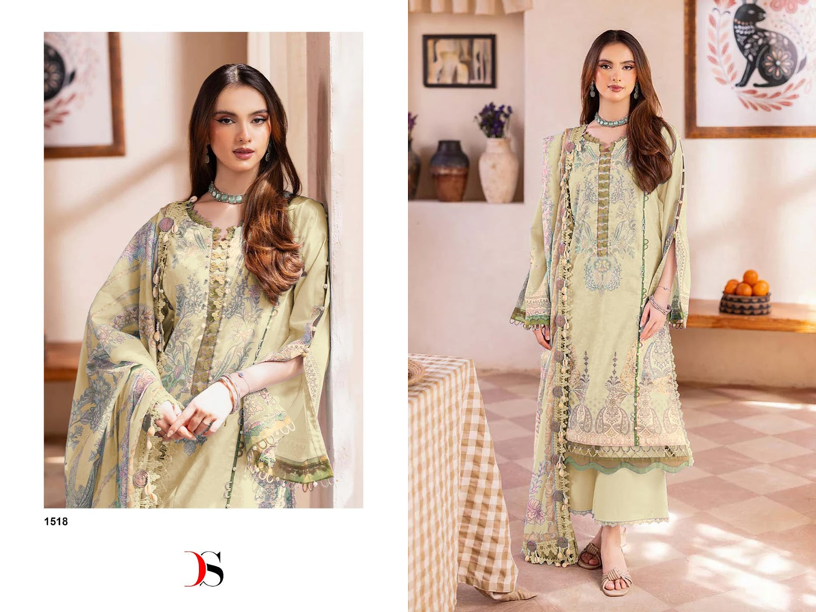 Jade Urbane 25-6 Deepsy Cotton Pakistani Patch Work Suits Supplier
