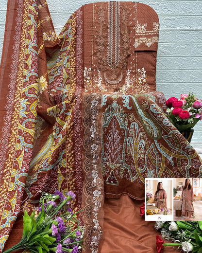 Jade Urbane 25-6 Deepsy Cotton Pakistani Patch Work Suits Supplier