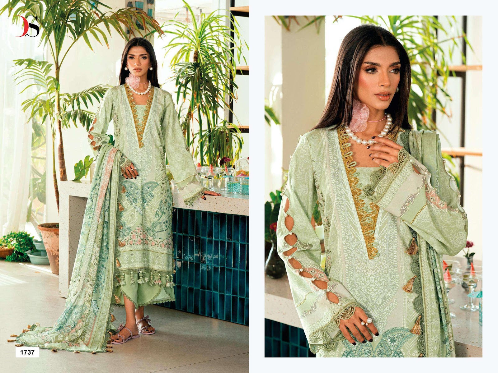 Jade Urbane 25-7 Deepsy Cotton Pakistani Patch Work Suits Manufacturer