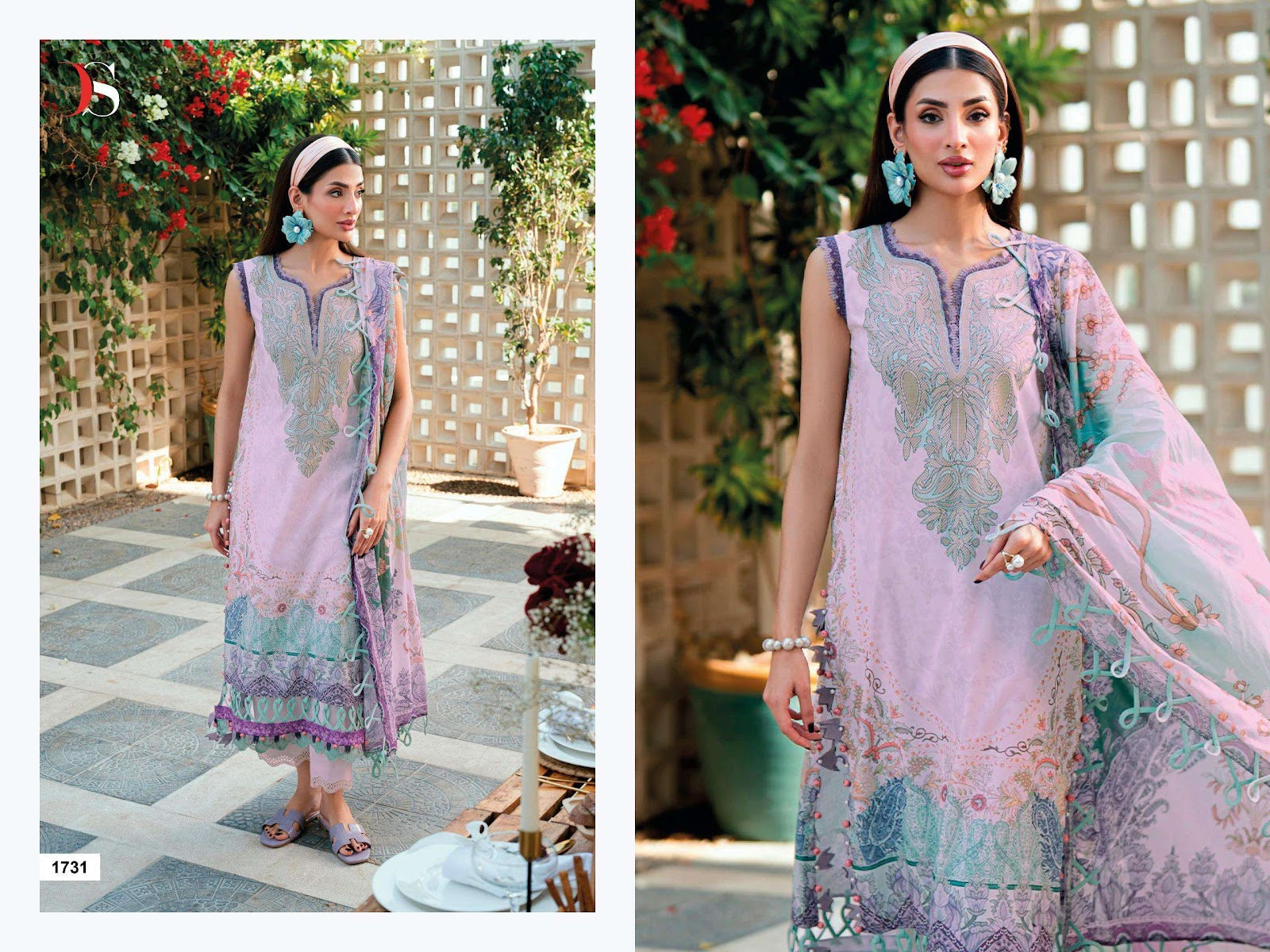 Jade Urbane 25-7 Deepsy Cotton Pakistani Patch Work Suits Manufacturer
