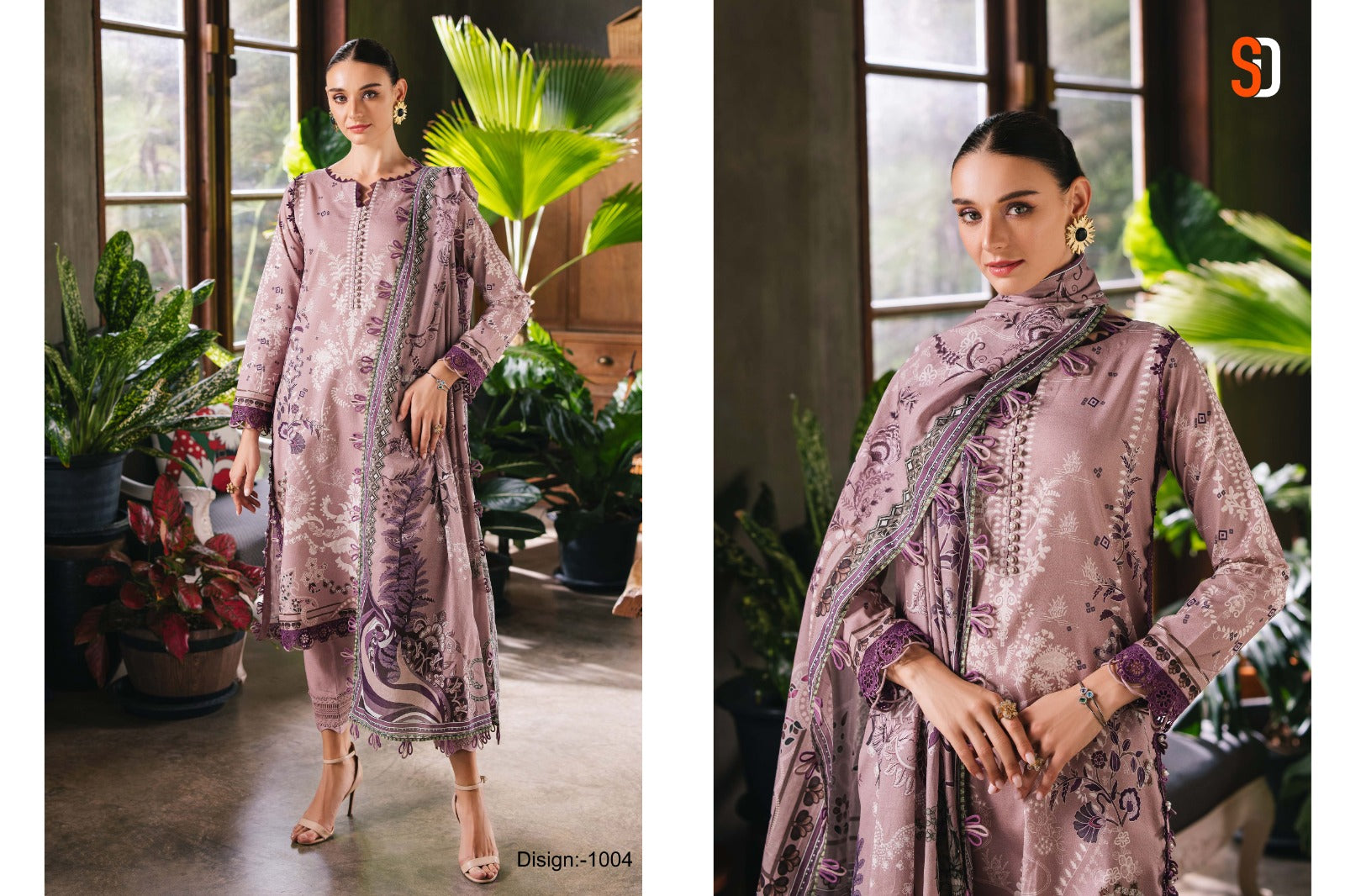 Jade Urbane Vol 1 Lawn Collection Shraddha Designer Cotton Pakistani Patch Work Suits Supplier Ahmedabad