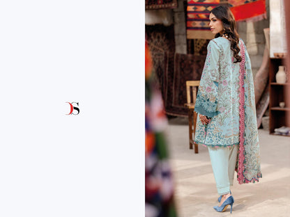 Jade Vol 5 Bliss Lawn Deepsy Cotton Pakistani Patch Work Suits Exporter