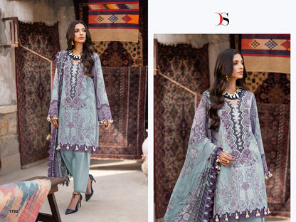 Jade Vol 5 Bliss Lawn Deepsy Cotton Pakistani Patch Work Suits Exporter