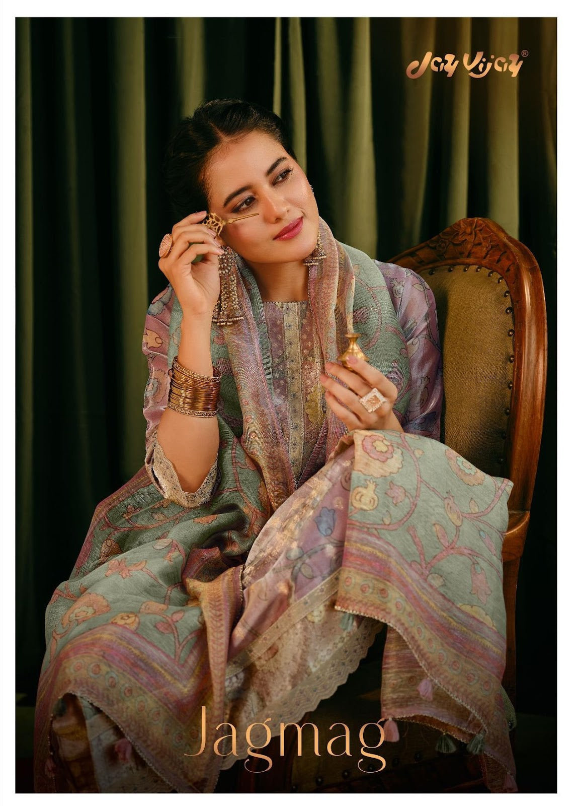 Jagmag Jay Vijay Tissue Pant Style Suits Manufacturer India