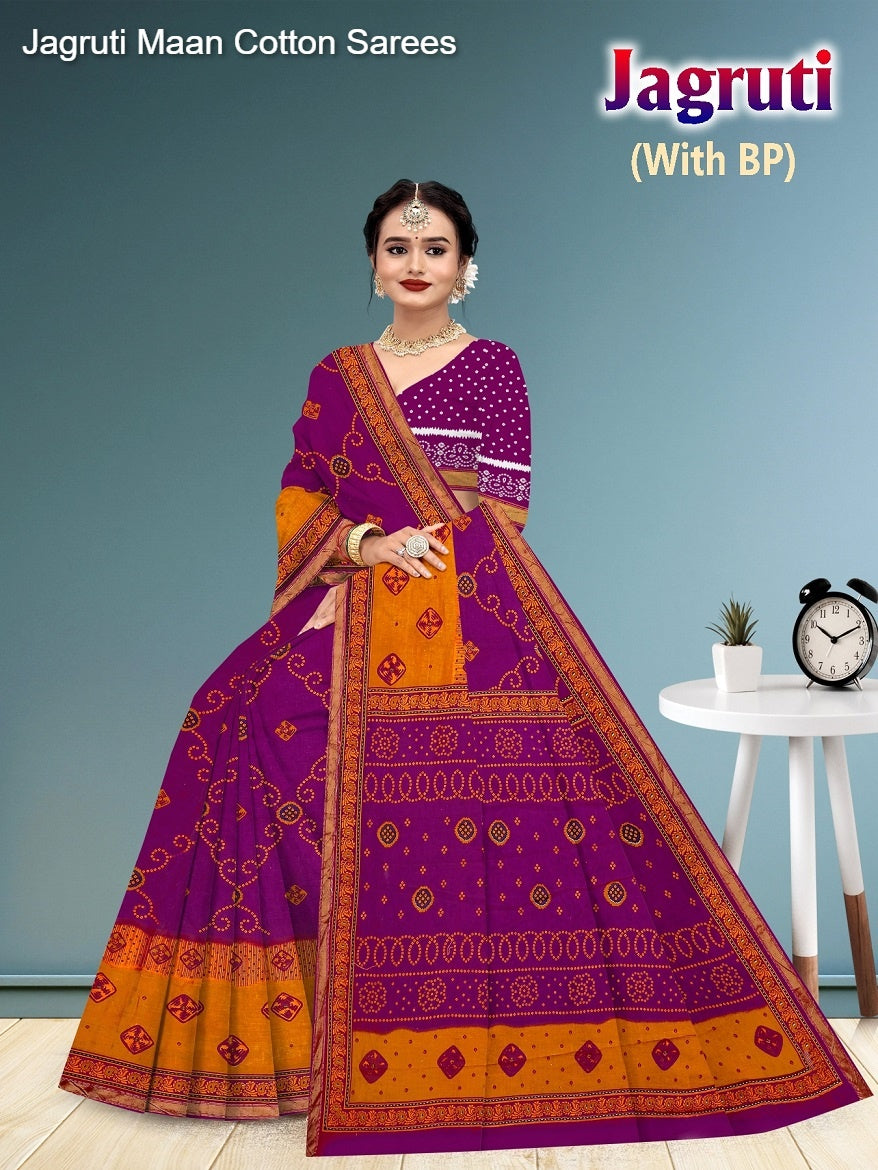 Jagruti Maan Cotton Sarees Wholesale Price