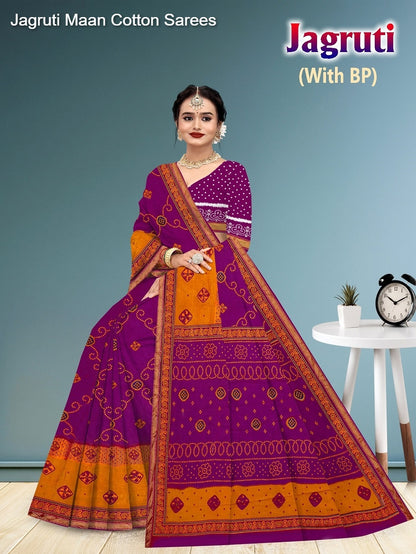 Jagruti Maan Cotton Sarees Wholesale Price
